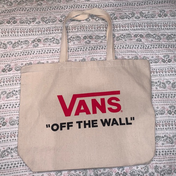 VANS Off The Wall Two Tote Shopping Bags, Canvas & Ripstop. - Picture 3 of 7